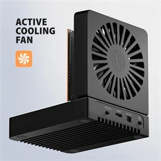 Axagon ADSA-M2C22 USB-C 20Gbps dokkolóállomás 2x M.2 NVMe / SATA SSD-hez, PC nélküli lemezklónozási funkcióval