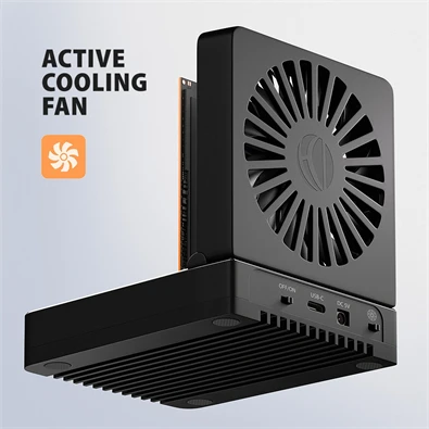 Axagon ADSA-M2C22 USB-C 20Gbps dokkolóállomás 2x M.2 NVMe / SATA SSD-hez, PC nélküli lemezklónozási funkcióval
