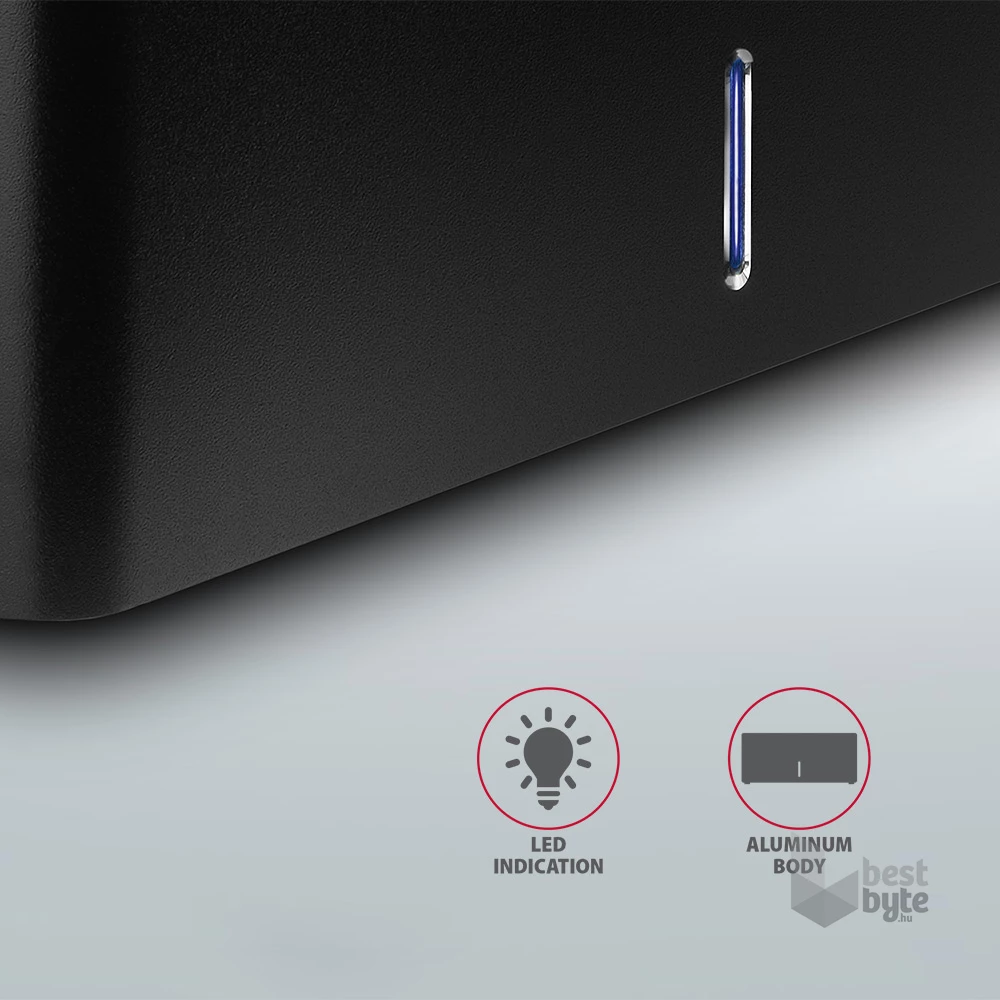 Axagon ADSA-SN USB 3.0 SATA fekete dokkoló állomás