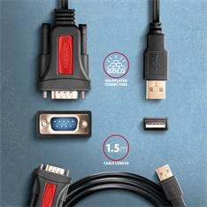 Axagon ADS-1PSN USB - soros aktív adapter kábel