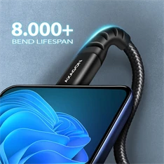 Axagon BUCM-CM10AB 1m Type C - Type C fekete adat- és töltőkábel