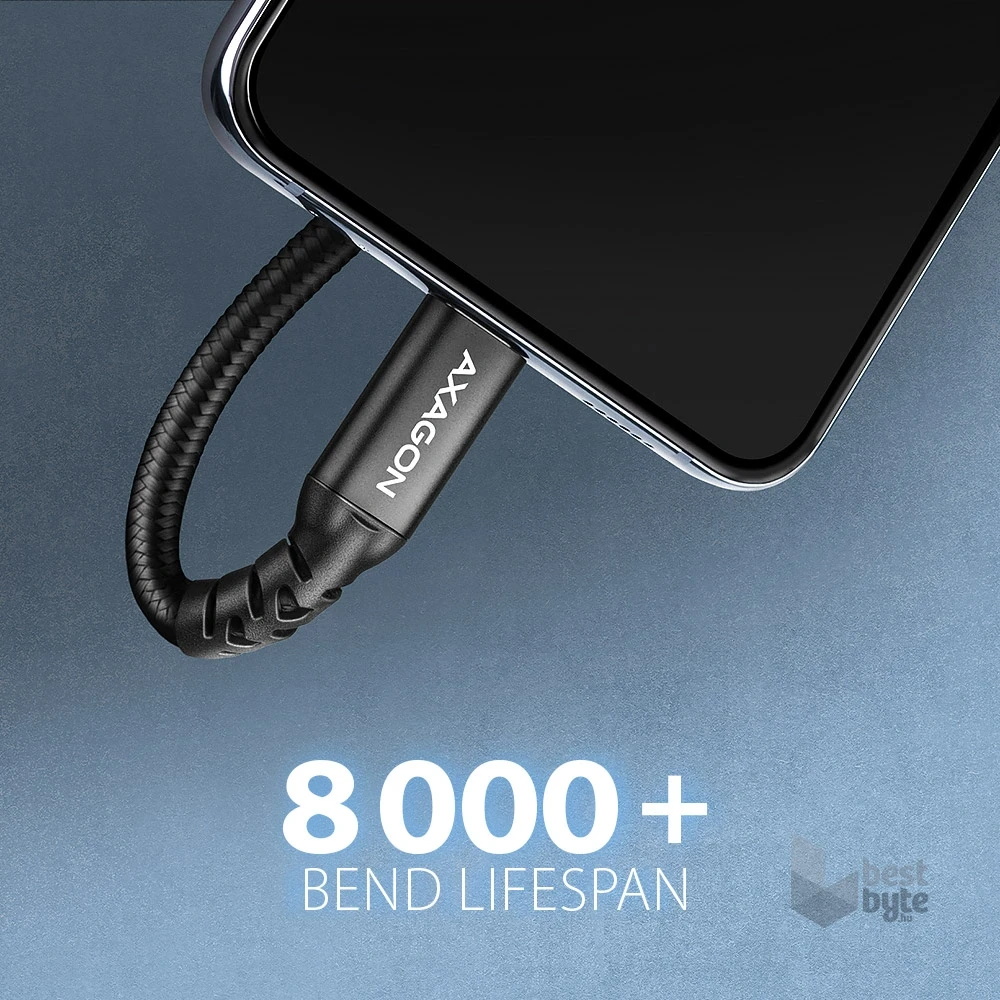 Axagon BUCM32-CF05AB 0,5m USB C fekete hosszabbító kábel