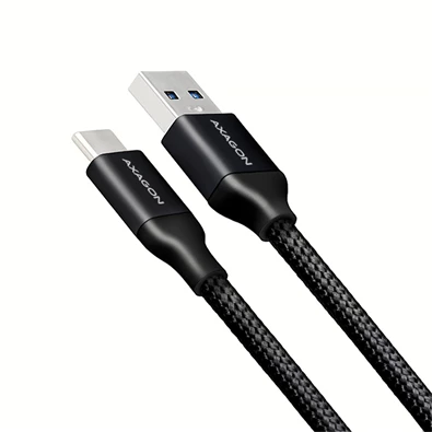 Axagon BUCM3-AM10B USB-A 3.2 Gen 1 -  USB-C 1 m fekete kábel