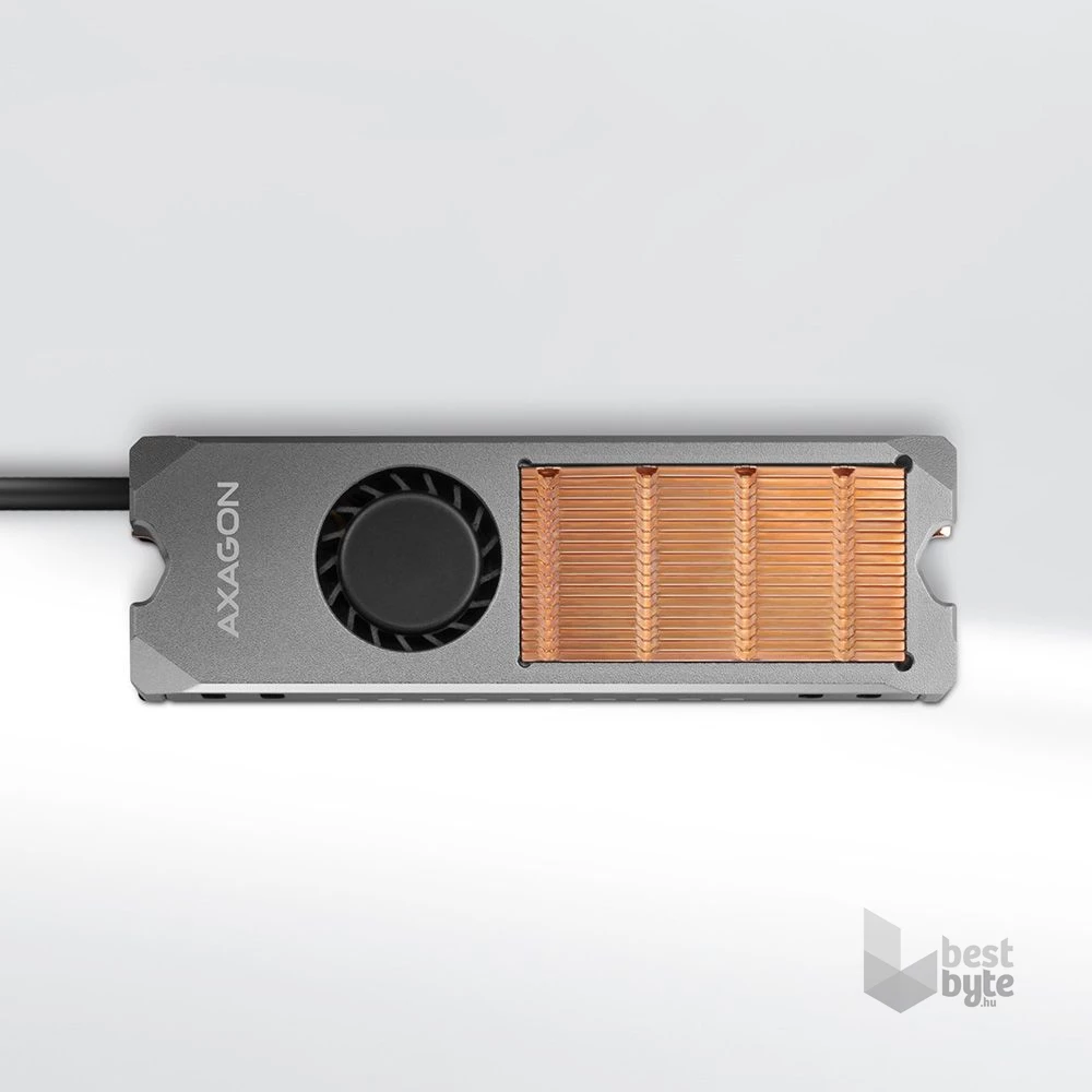 Axagon CLR-M2FAN hűtőborda M.2 SSD-hez