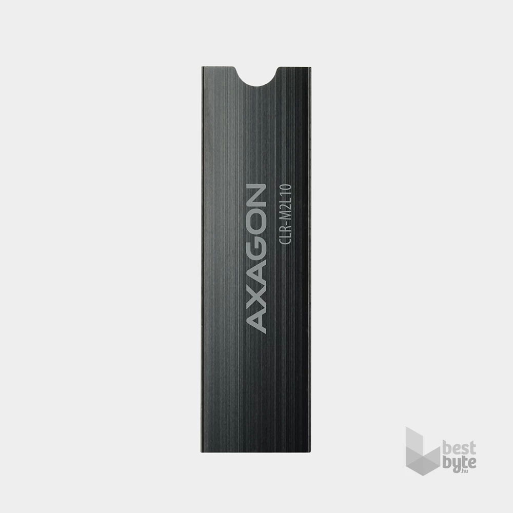 Axagon CLR-M2L10 alumínium passzív hűtő M.2 SSD-hez