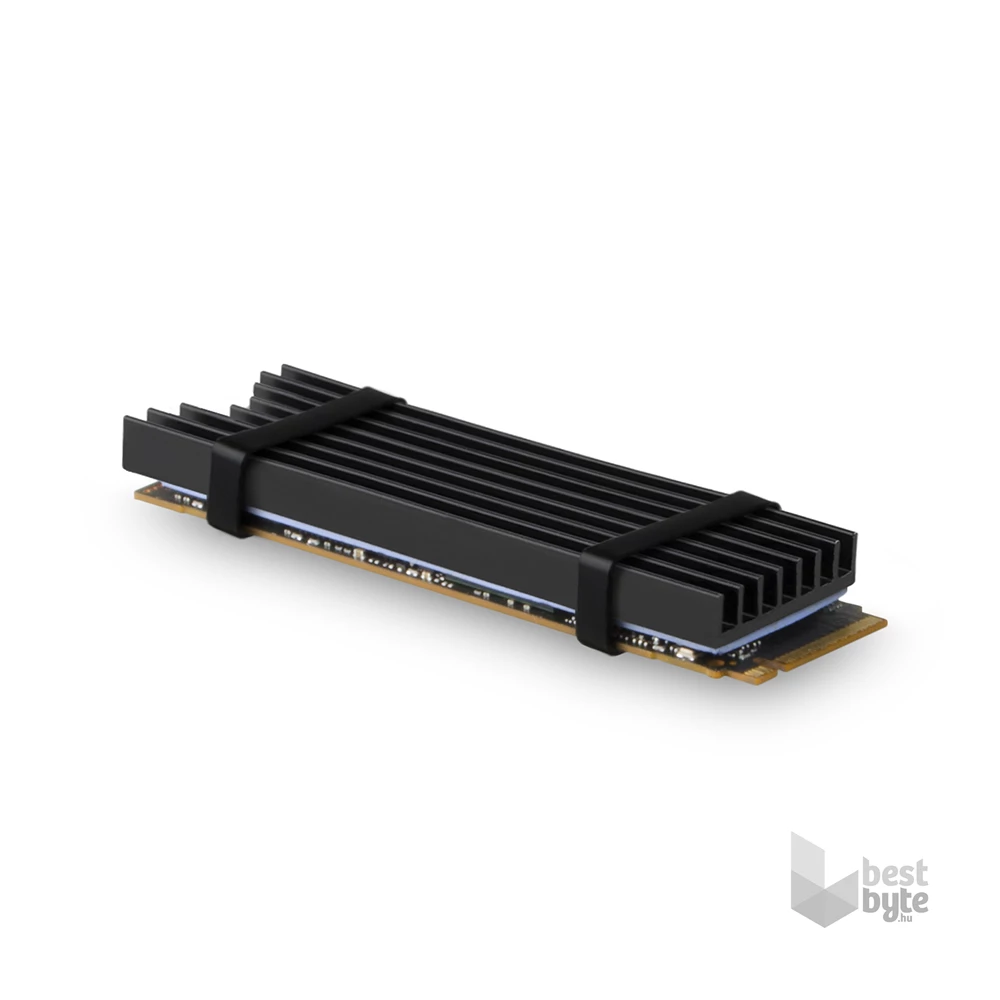 Axagon CLR-M2L6 alumínium passzív hűtő M.2 SSD-hez