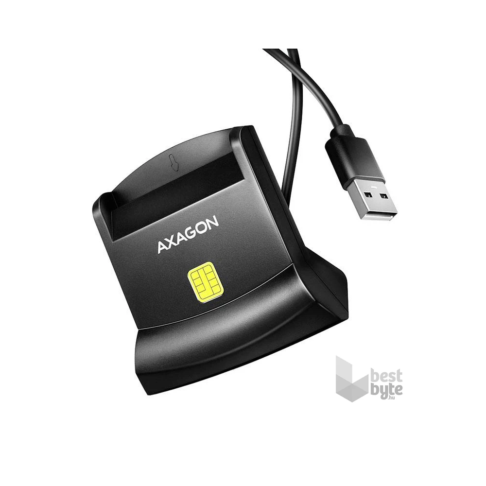 Axagon CRE-SM4N USB Smart card StandReader okos kártyaolvasó