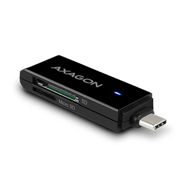 Axagon CRE-S2C USB 3.1 Type-C, slim SD/microSD kártyaolvasó