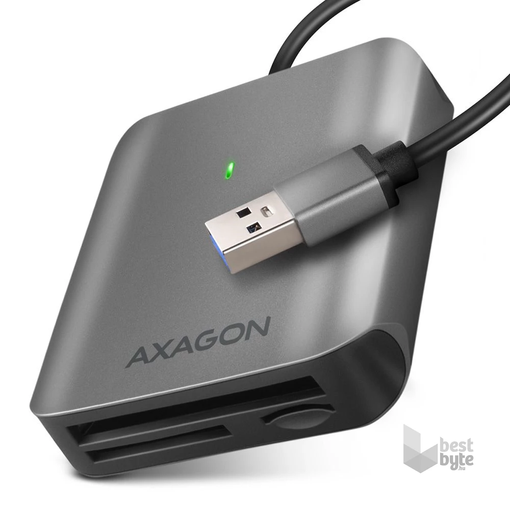Axagon CRE-S3 USB-A 3.2 SD/microSD/CF külső kártyaolvasó