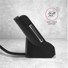 Axagon CRE-SM2 USB 2.0 Smart / ID / SD / MicroSD / SIM kártyaolvasó