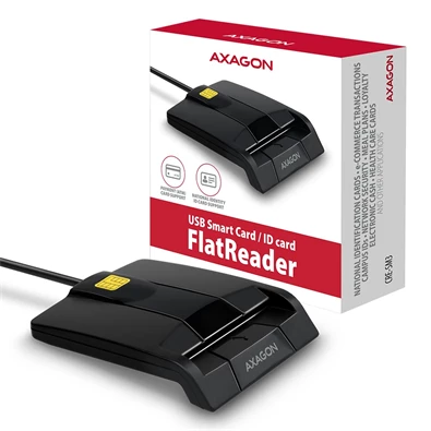 Axagon CRE-SM3 USB Smart fekvő kártyaolvasó