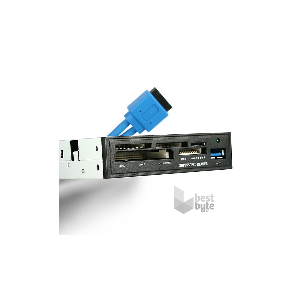 Axagon CRI-S3 USB 3.0 SD/microSD/MS/CF/XD belső kártyaolvasó