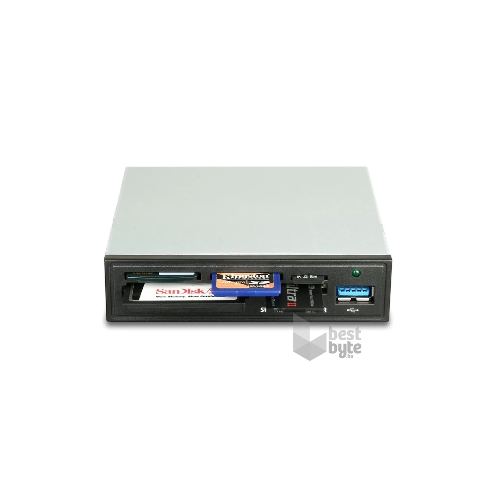 Axagon CRI-S3 USB 3.0 SD/microSD/MS/CF/XD belső kártyaolvasó