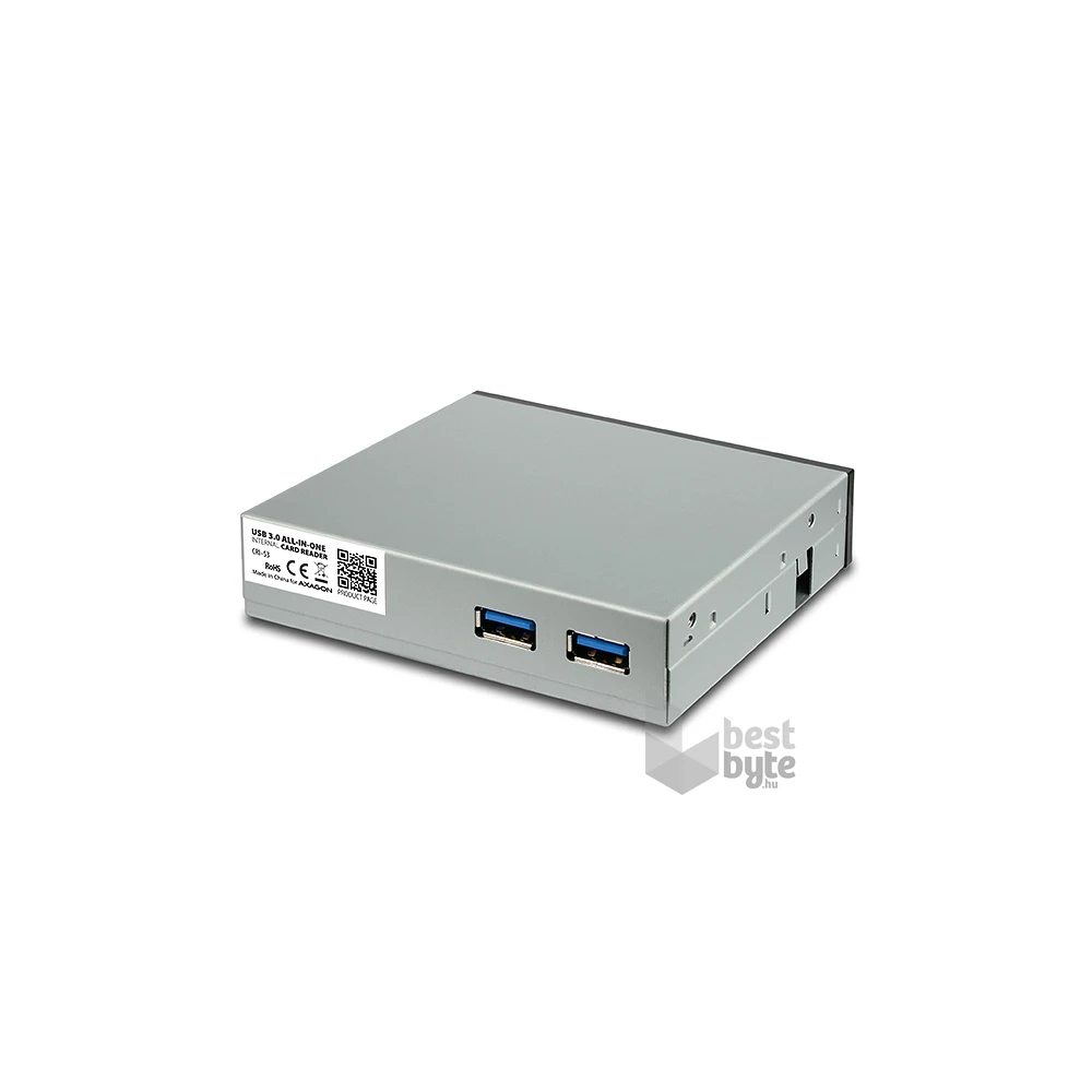 Axagon CRI-S3 USB 3.0 SD/microSD/MS/CF/XD belső kártyaolvasó