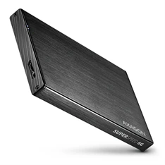 Axagon EE25-XA6 USB 3.0 fekete külső alumínium HDD/SSD ház