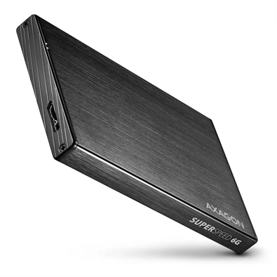 Axagon EE25-XA6 USB 3.0 fekete külső alumínium HDD/SSD ház