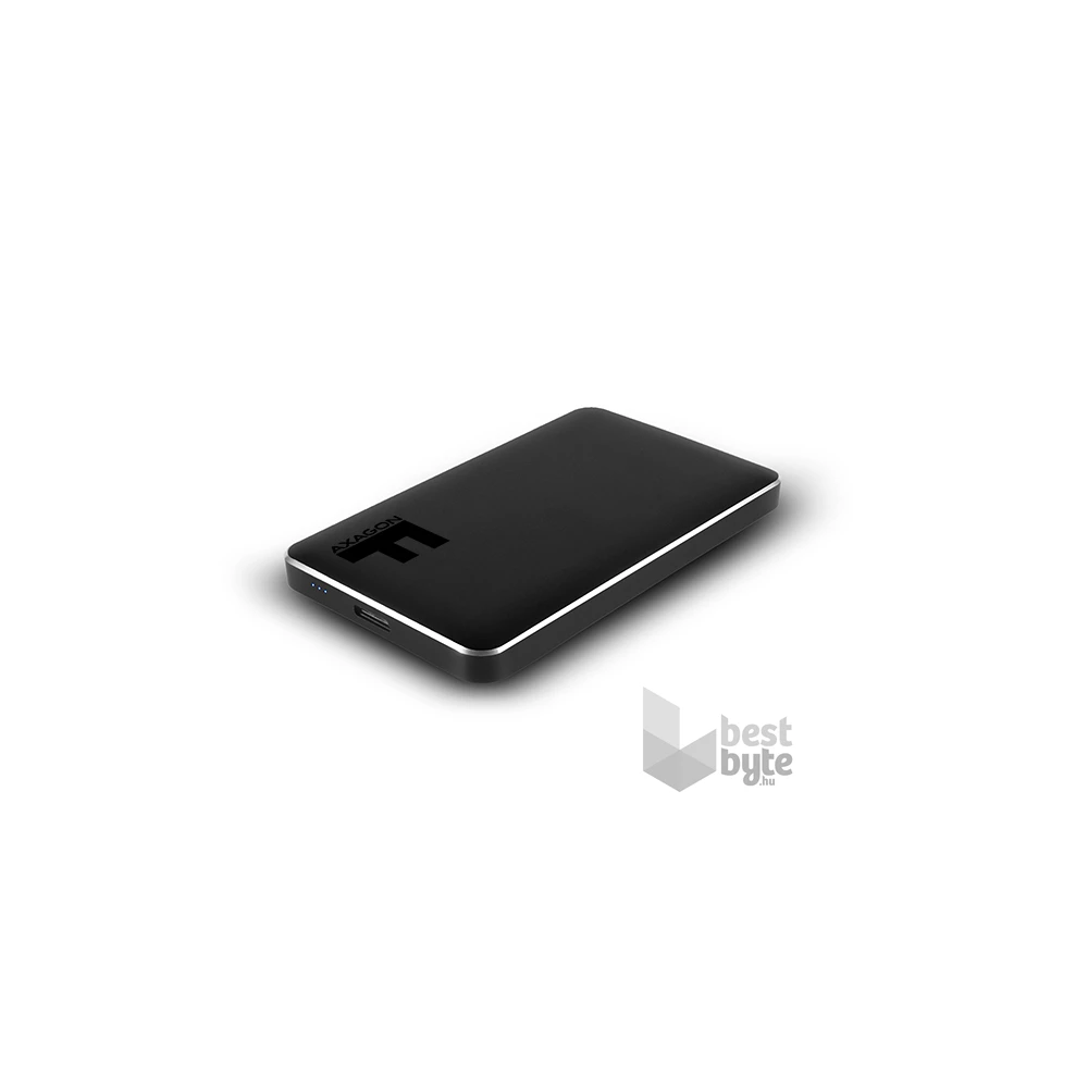 Axagon EE25-F6B USB 3.0 fekete csavar nélküli külső alumínium 2,5" HDD/SSD ház