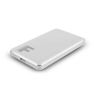 Axagon EE25-F6S USB 3.0 ezüst csavar nélküli külső alumínium 2,5" HDD/SSD ház