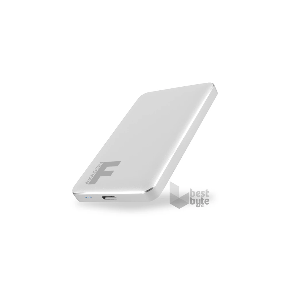 Axagon EE25-F6S USB 3.0 ezüst csavar nélküli külső alumínium 2,5" HDD/SSD ház