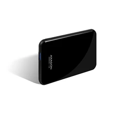 Axagon EE25-S6B USB 3.0 fekete csavar nélküli külső HDD/SSD ház