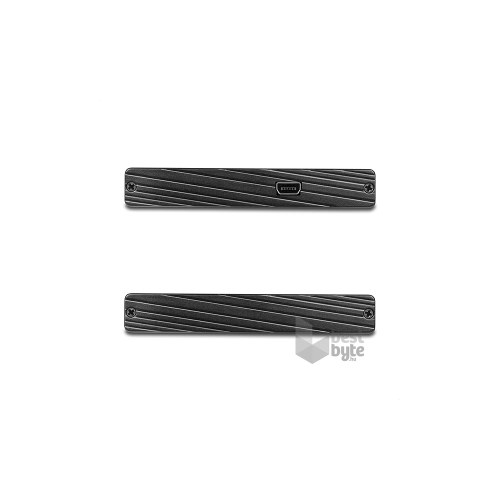 Axagon EE25-XA3 USB 3.0 fekete külső alumínium HDD/SSD ház