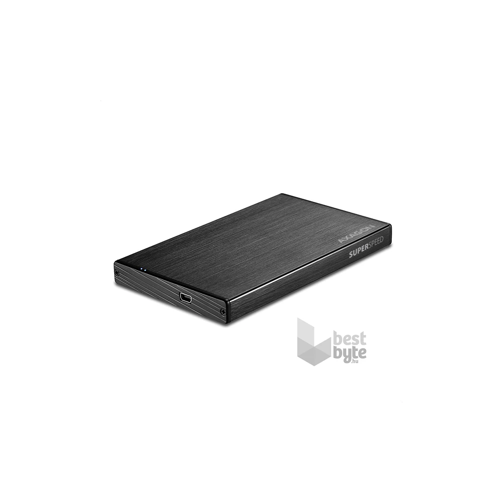 Axagon EE25-XA3 USB 3.0 fekete külső alumínium HDD/SSD ház