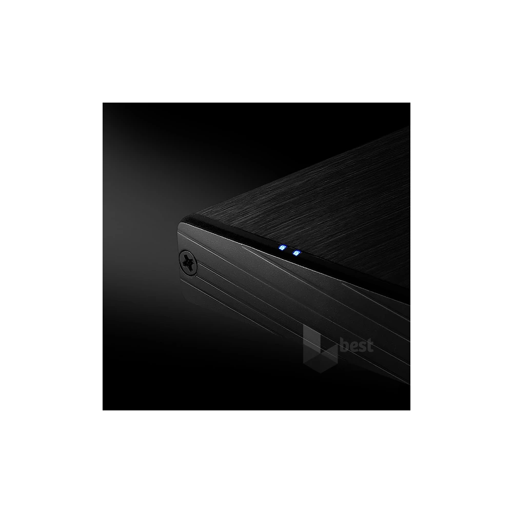 Axagon EE25-XA3 USB 3.0 fekete külső alumínium HDD/SSD ház