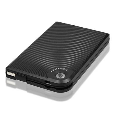 Axagon EE25-XP USB 2.0 fekete külső WAVE HDD/SSD ház