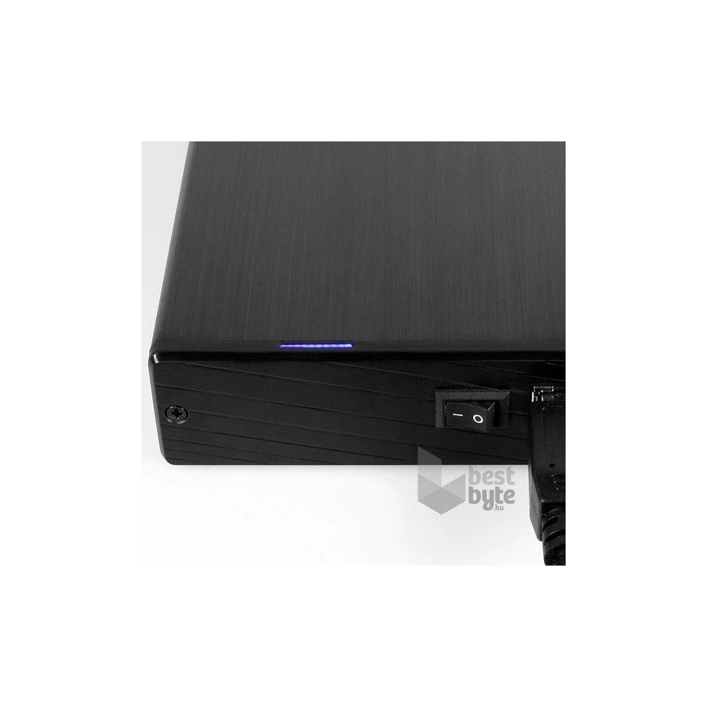 Axagon EE35-XA3 USB 3.0 fekete külső alumínium 3,5" HDD ház