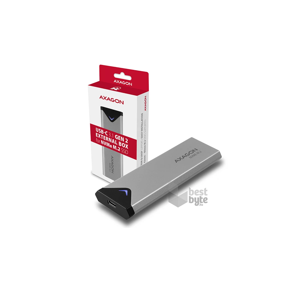 Axagon EEM2-UG2 USB-C 3.2 NVME M2 fekete ház