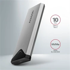 Axagon EEM2-UG2 USB-C 3.2 NVME M2 fekete ház