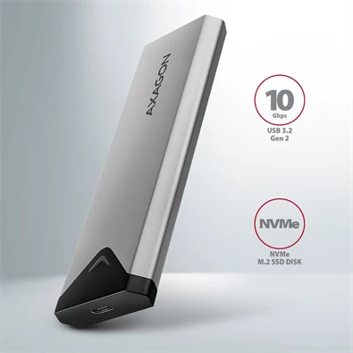 Axagon EEM2-UG2 USB-C 3.2 NVME M2 fekete ház