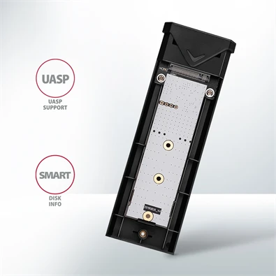 Axagon EEM2-UG2 USB-C 3.2 NVME M2 fekete ház