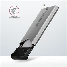 Axagon EEM2-UG2 USB-C 3.2 NVME M2 fekete ház