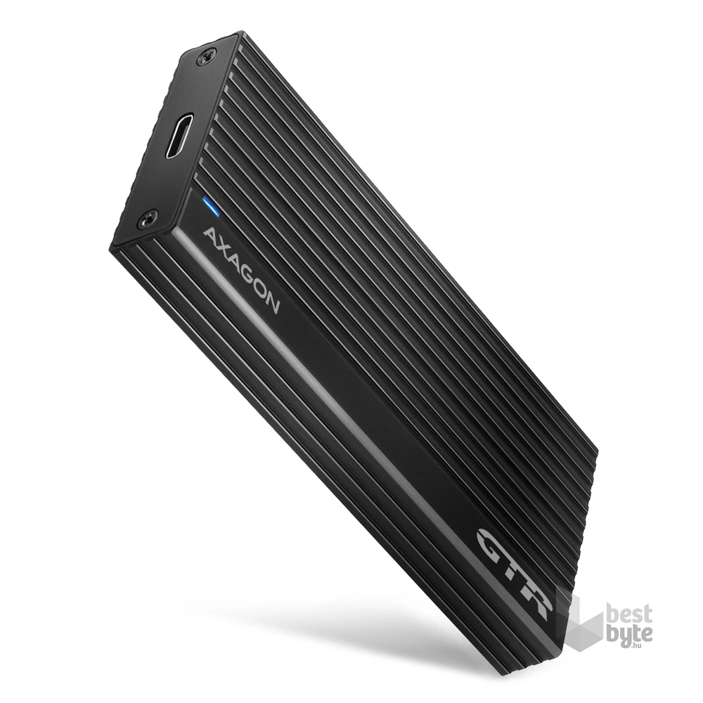 Axagon EEM2-GTR SuperSpeed+ USB-C - NVMe M.2 fekete ház