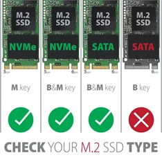 Axagon EEM2-GTS2 USB-C 3.2 Gen 2 M.2 NVMe/SATA szürke csavar nélküli külső SSD ház