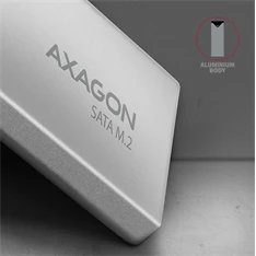 Axagon EEM2-U3C USB-C 3.2 SATA M2 fekete ház
