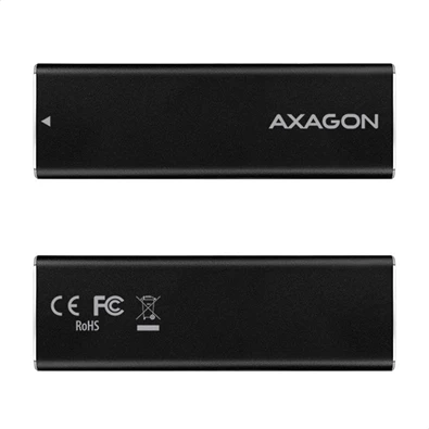 Axagon EEM2-U3 USB 3.0 SATA M2 fekete ház