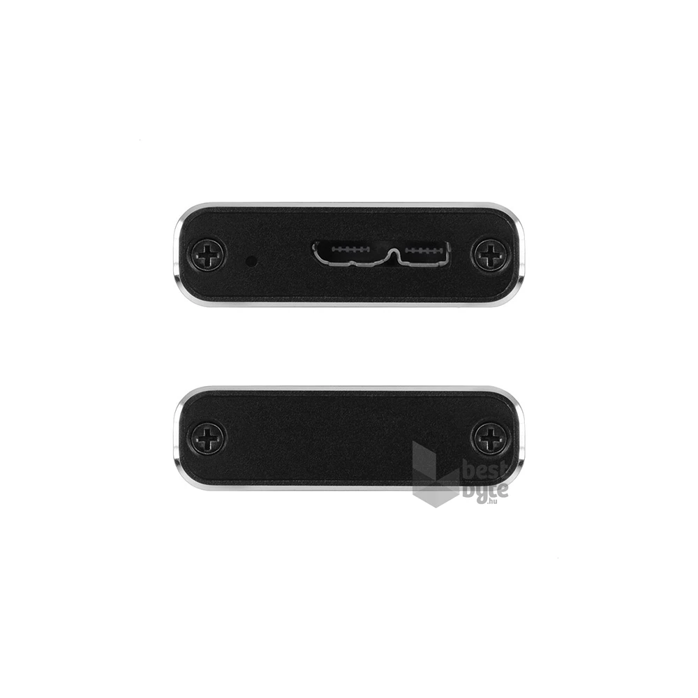 Axagon EEM2-U3 USB 3.0 SATA M2 fekete ház