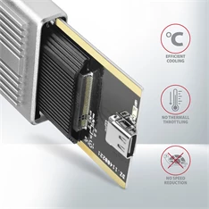 Axagon EEM2-XS USB-C 3.2 Gen2 - M.2 NVMe SSD ház