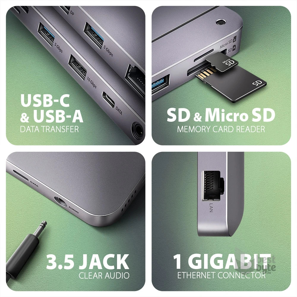 Axagon HMC-12GM2 12in1 USB HUB
