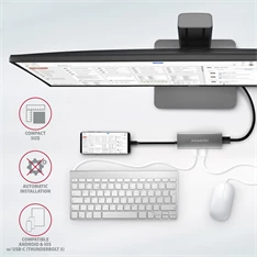 Axagon HMC-5G21 USB-C 10Gbps SPEEDSTER 5in1 hub