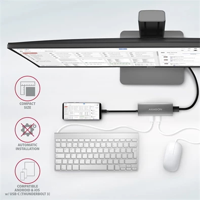 Axagon HMC-5G21 USB-C 10Gbps SPEEDSTER 5in1 hub
