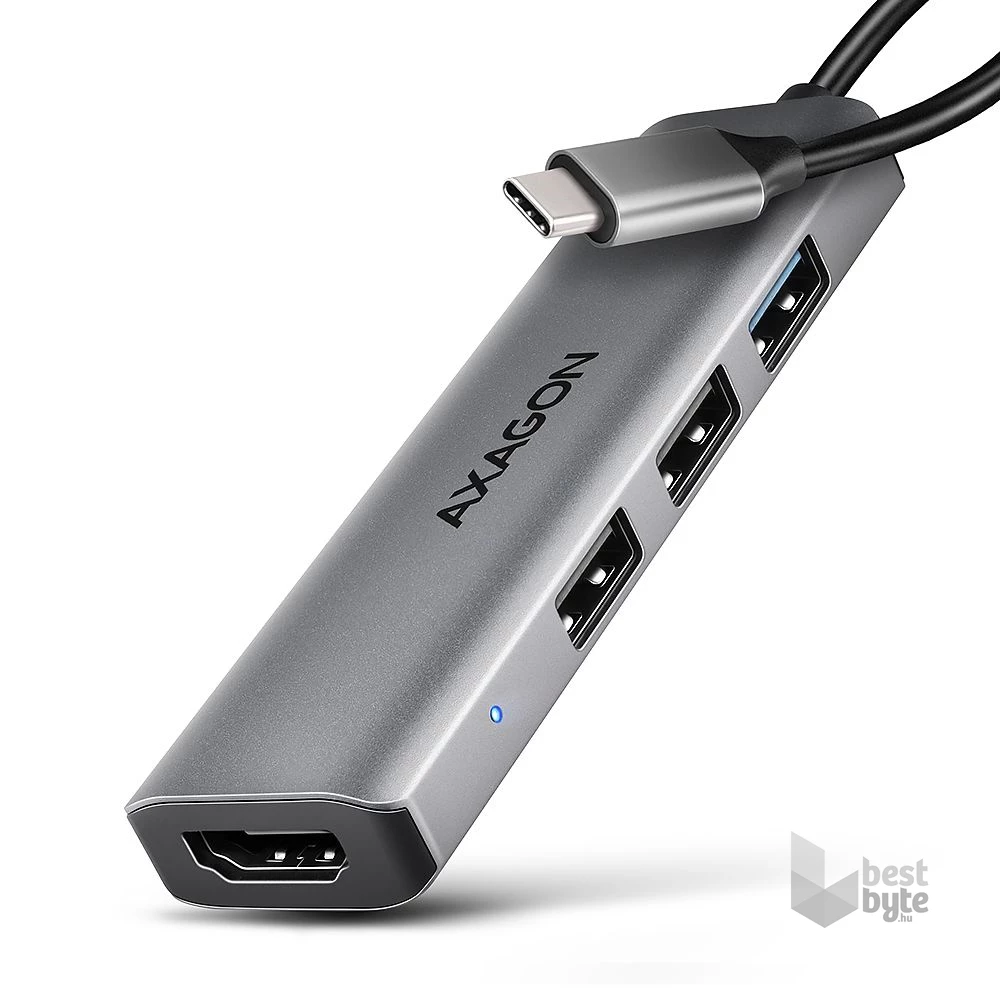 Axagon HMC-H3A USB-C 5Gbps STARTER 4in1 hub