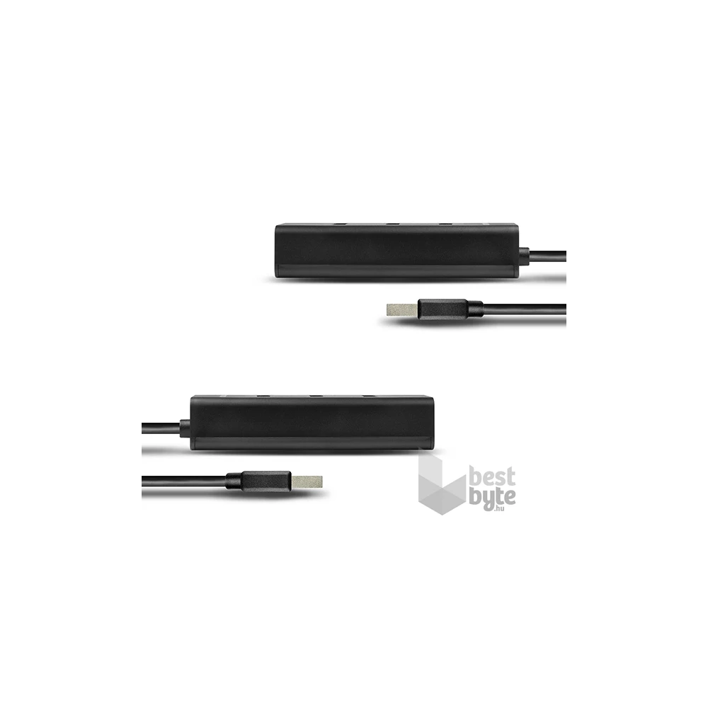 Axagon HUE-S2B 4 portos USB3.0 gyorstöltő HUB