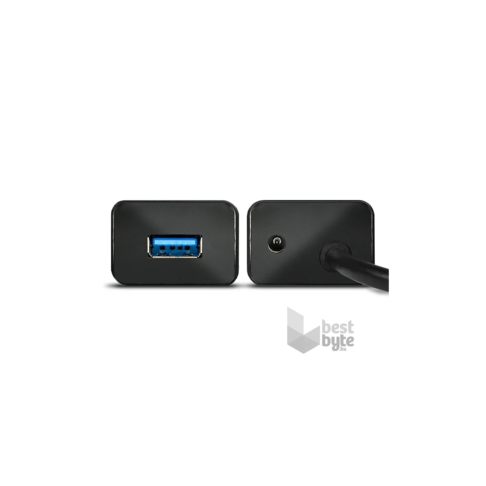 Axagon HUE-SA7BP 7 portos USB3.0 gyorstöltő fekete HUB