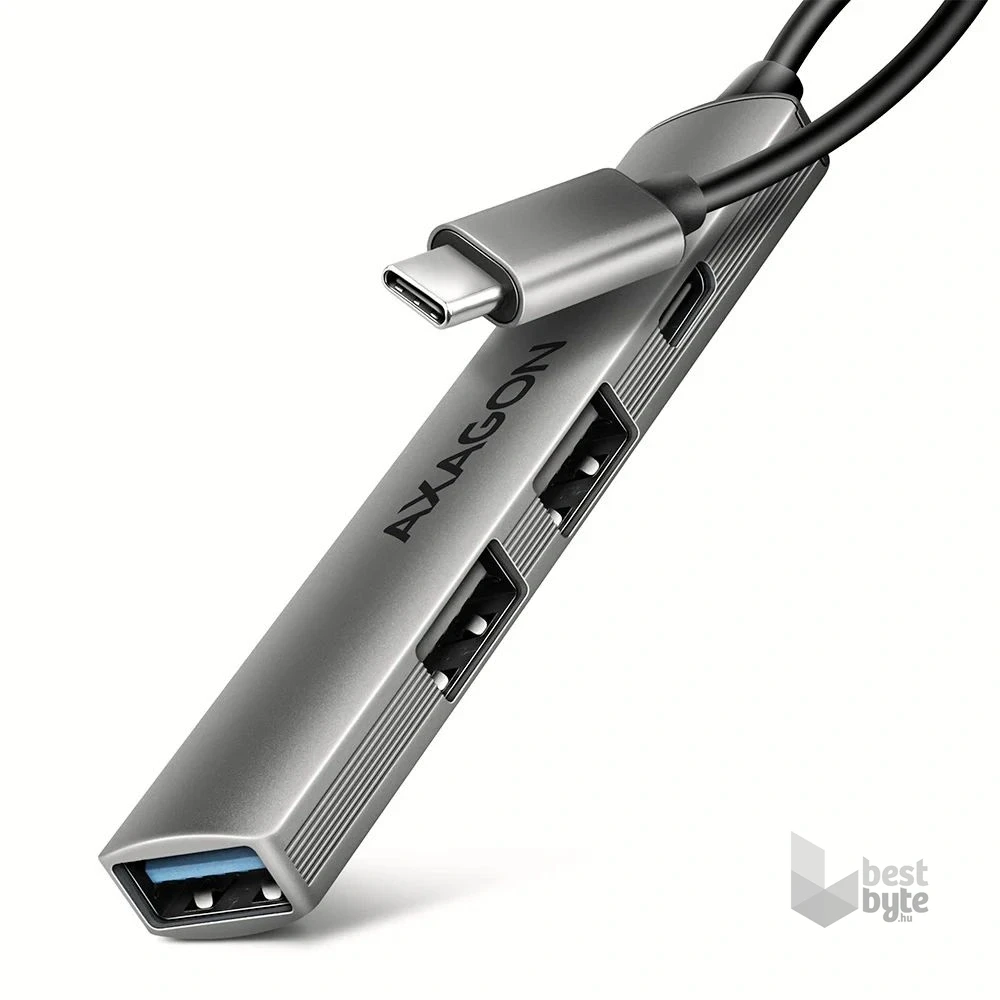 Axagon HUE-STC ALU STRIP USB-C 4 port hub