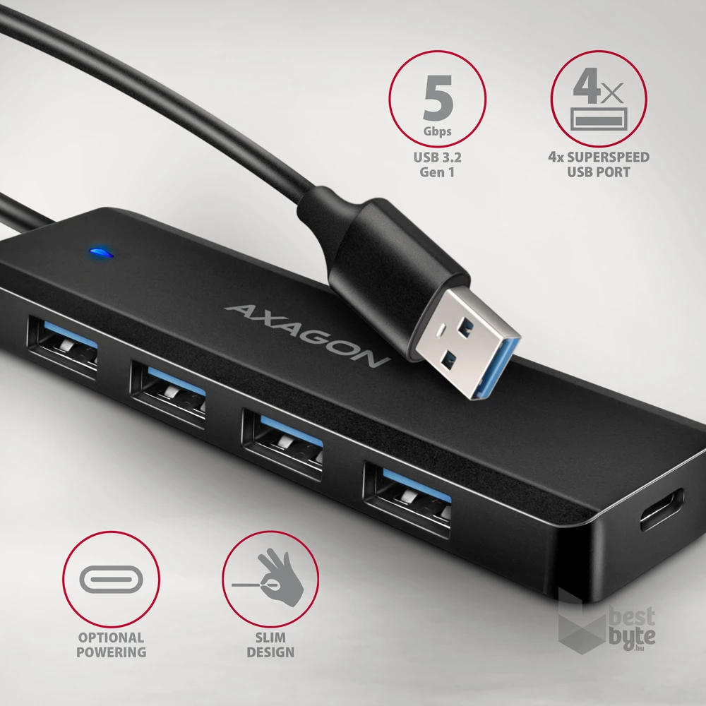 Axagon HUE-C1A 4xUSB USB HUB