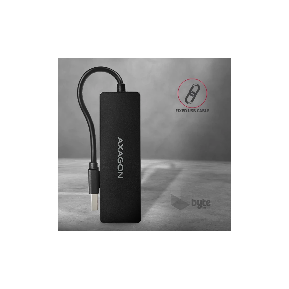 Axagon HUE-G1A 4 portos USB3.0 HUB
