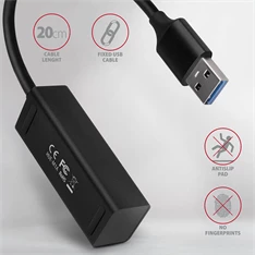 Axagon HUE-M1A 4 portos USB3.0 mini HUB